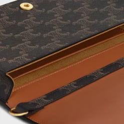 New MULTIPOCHETTE in TRIOMPHE CANVAS and calfskin Women Triomphe Canvas