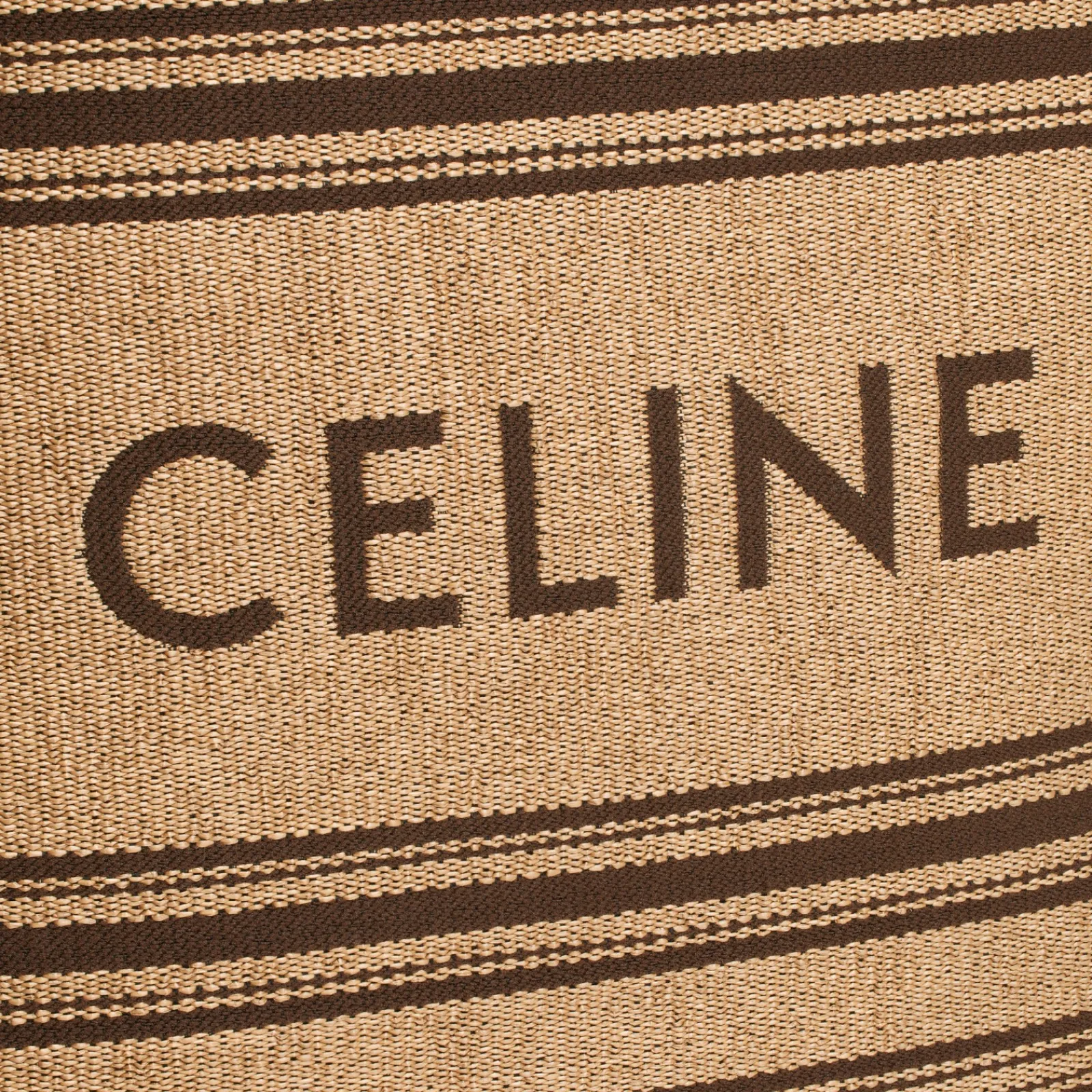 Sale MUSEUM BAG in Textile with raffia effect and calfskin Categories·Business And Travel Bags
