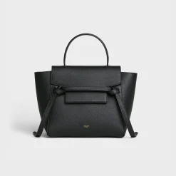 Outlet Nano Belt bag in grained calfskin Women More Lines·Belt Bag | Categories·Cross-Body Bags