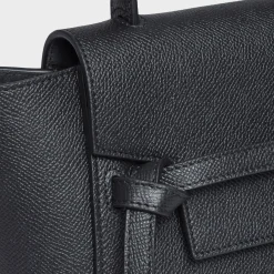 Outlet Nano Belt bag in grained calfskin Women More Lines·Belt Bag | Categories·Cross-Body Bags