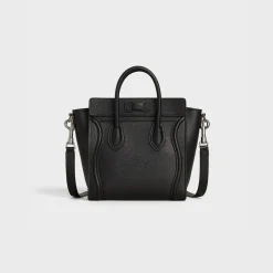 Clearance Nano Luggage bag in drummed calfskin Women More Lines·Other Lines