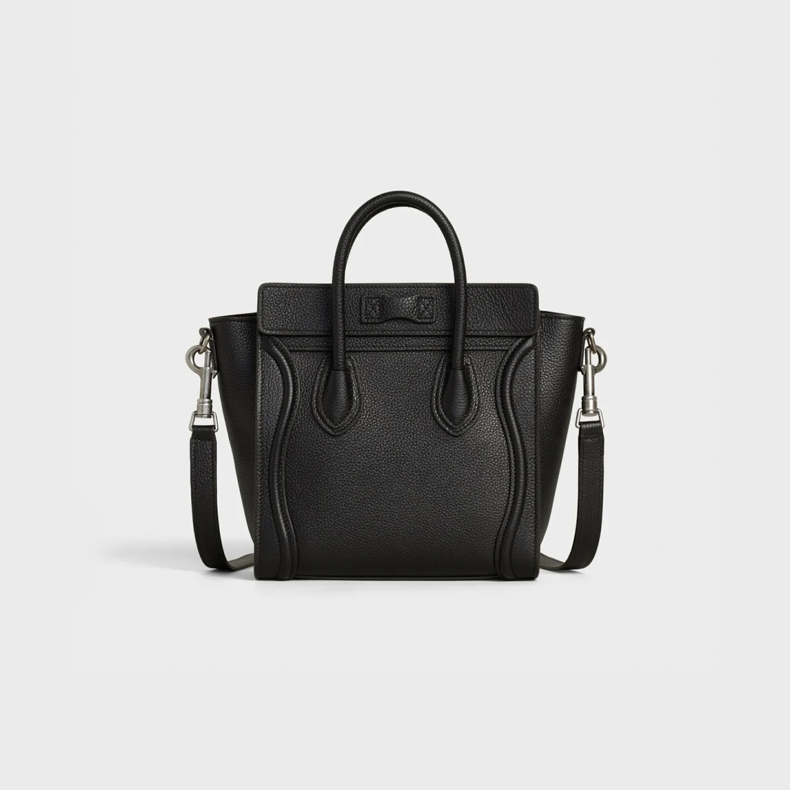 Clearance Nano Luggage bag in drummed calfskin Women More Lines·Other Lines