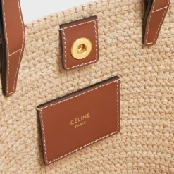 Outlet NANO SUPPLE CLASSIC PANIER in RAFFIA AND CALFSKIN Women More Lines·Other Lines