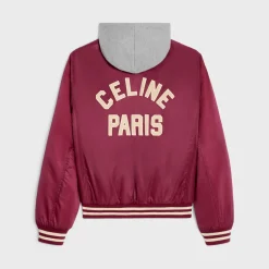 Fashion oversized hooded teddy jacket in nylon Coats & Blousons