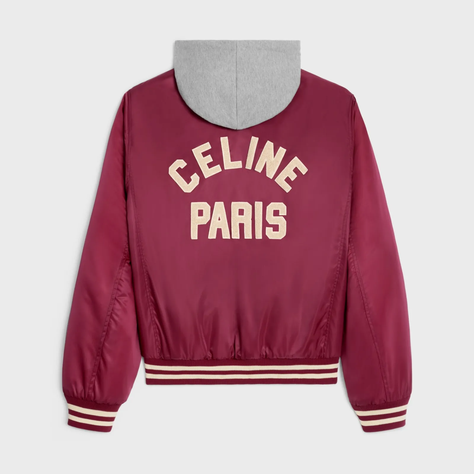 Fashion oversized hooded teddy jacket in nylon Coats & Blousons