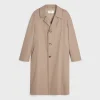 Fashion oversized mac coat in technical cotton Coats & Blousons