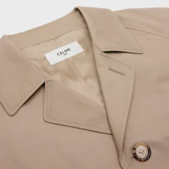 Fashion oversized mac coat in technical cotton Coats & Blousons