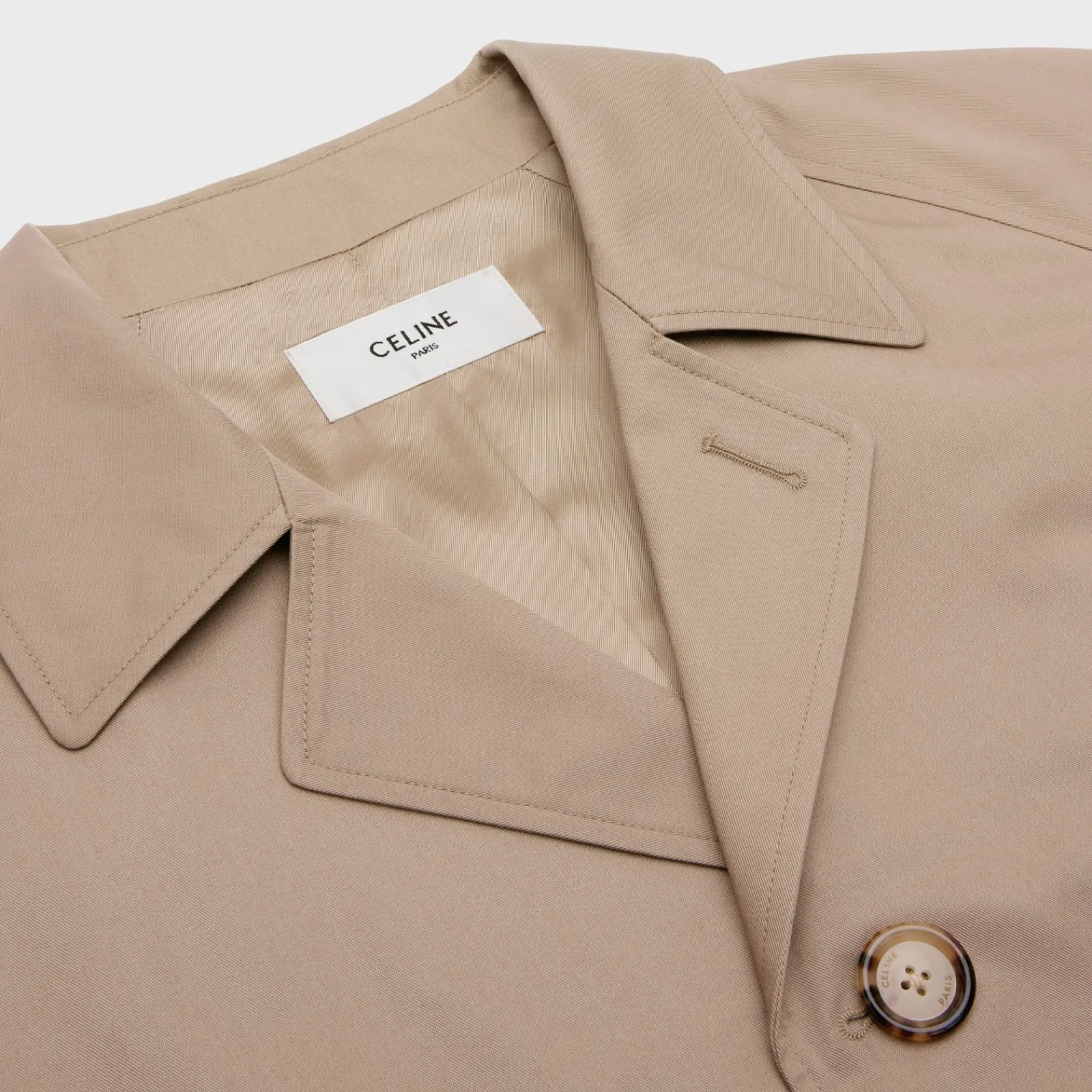 Fashion oversized mac coat in technical cotton Coats & Blousons
