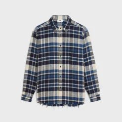 Sale oversized shirt in checked cotton Shirts