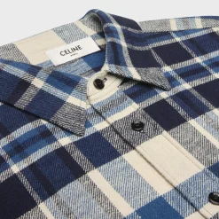 Sale oversized shirt in checked cotton Shirts