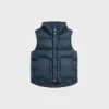 Discount oversized sleeveless down jacket in lightweight nylon Women Jackets