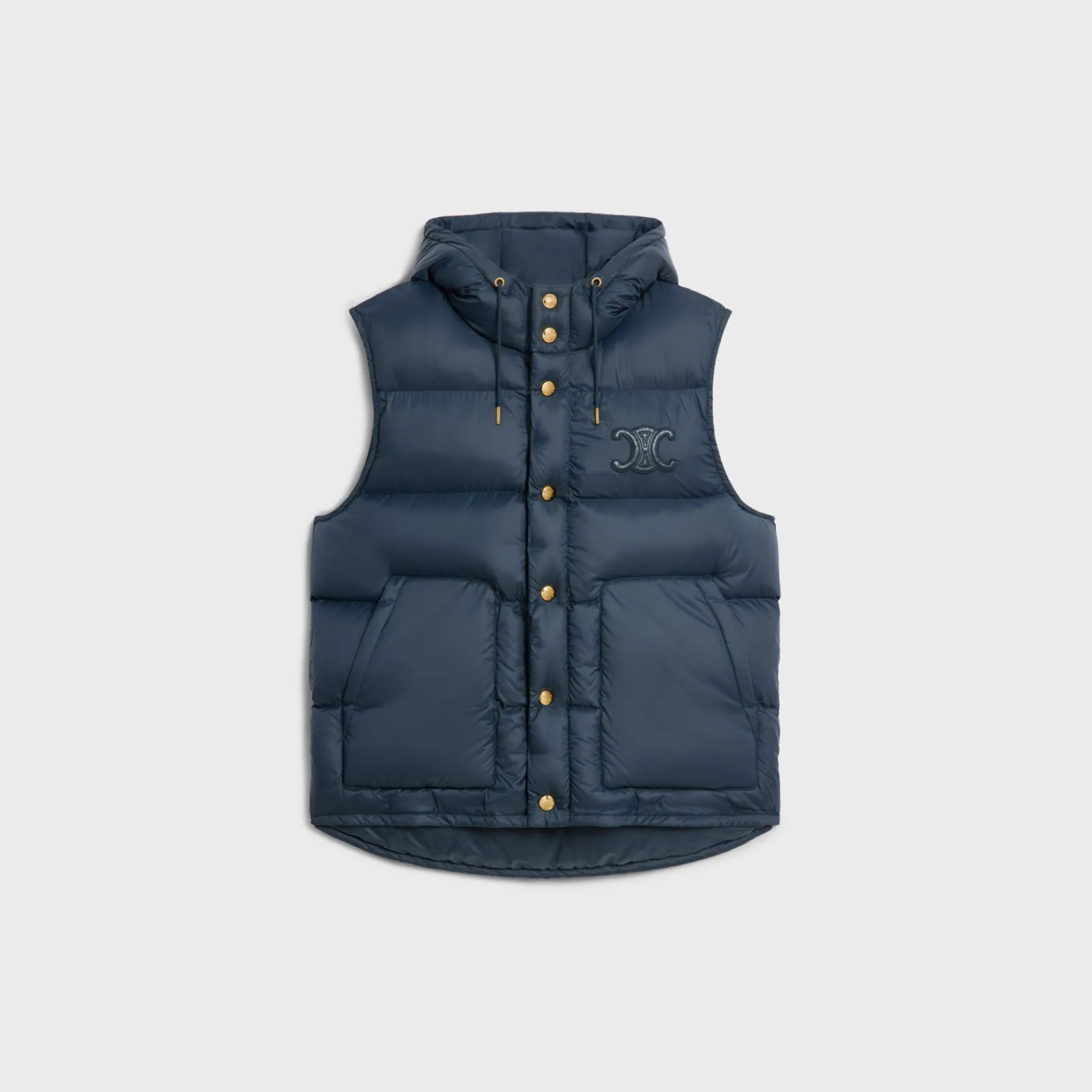Discount oversized sleeveless down jacket in lightweight nylon Women Jackets
