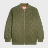 Sale oversized triomphe teddy jacket in nylon twill Women Jackets