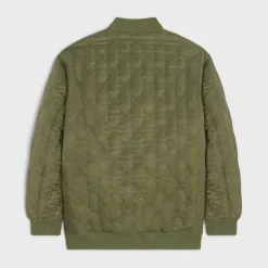 Sale oversized triomphe teddy jacket in nylon twill Women Jackets