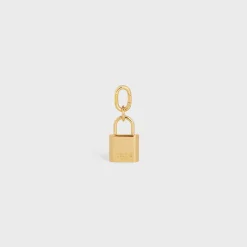 Discount PADLOCK CHARM in Brass Women Categories·Straps And Accessories