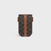 Discount Phone Pouch in Triomphe Canvas and Calfskin Triomphe Canvas | Categories·Ech Accessories