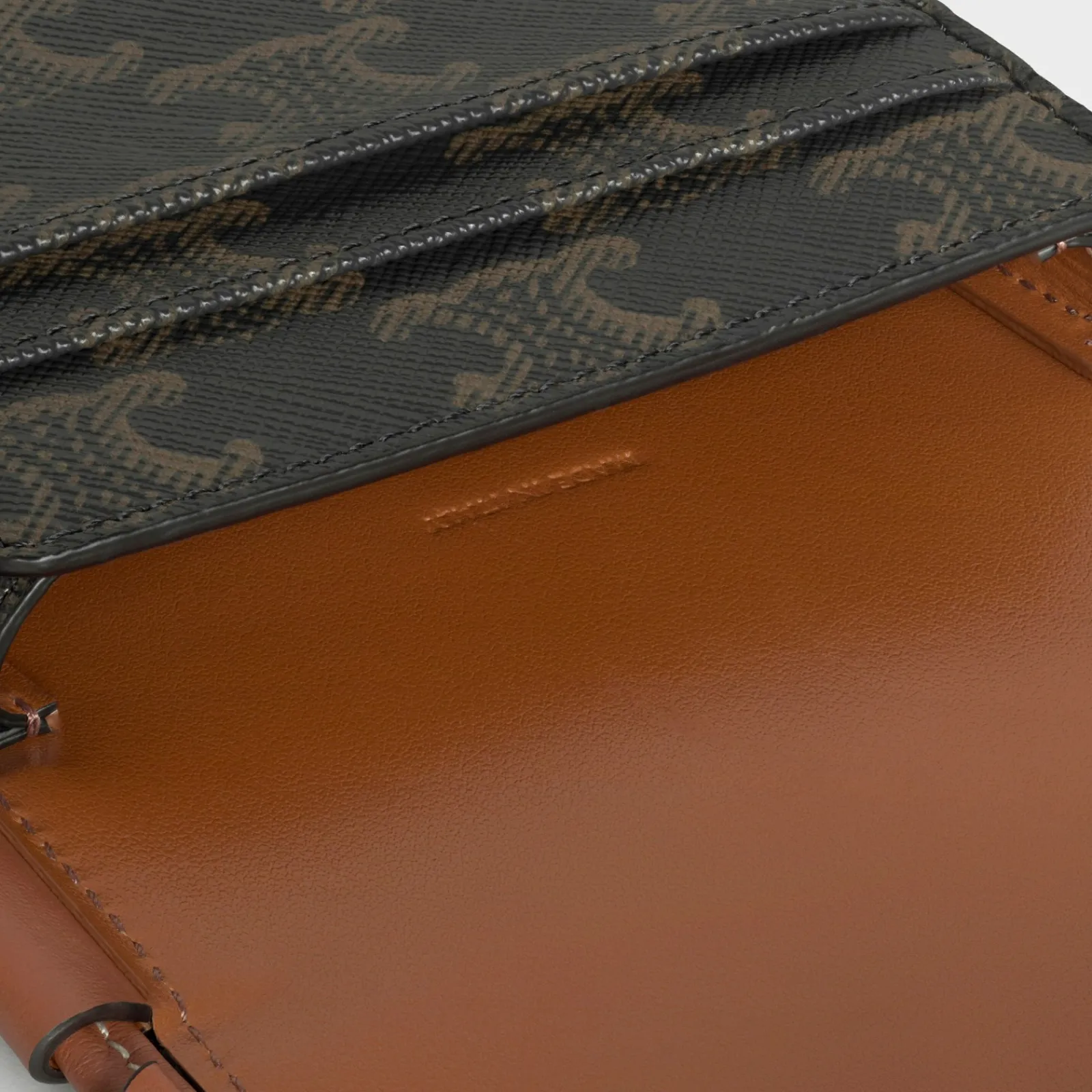 Discount Phone Pouch in Triomphe Canvas and Calfskin Triomphe Canvas | Categories·Ech Accessories