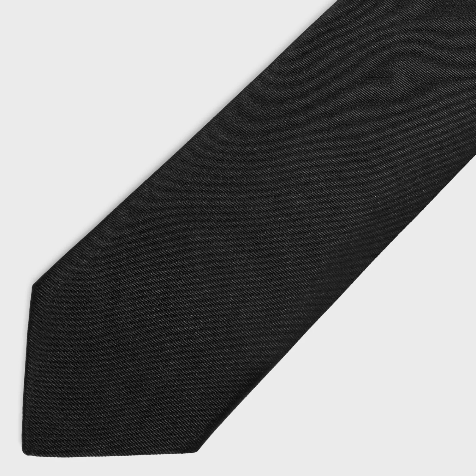 Outlet plain tie in silk satin Hats And Soft Accessories
