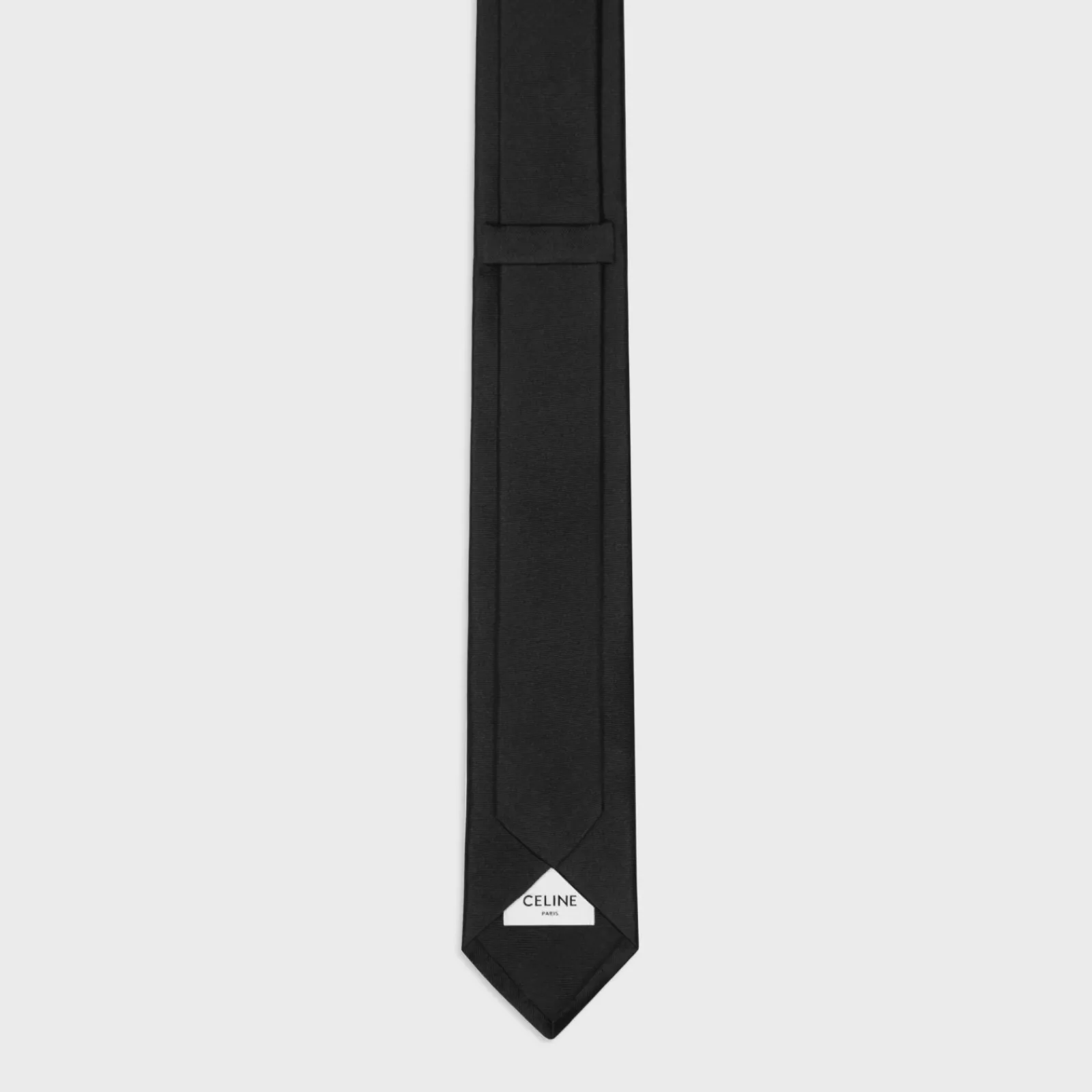 Outlet plain tie in silk satin Hats And Soft Accessories