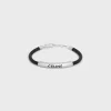 Hot Plein Soleil Bracelet in Calfskin and Brass with Rhodium Finish Bracelets & Rings