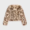 New pure collar jacket in goat cashmere Women Jackets | Leather And Shearling