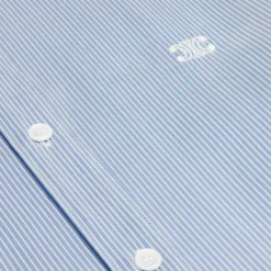New Romy frilled shirt in striped silk Women Shirts And Tops