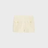 Hot romy mini shorts in lace cotton Women Pants And Shorts