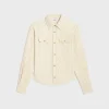 Clearance romy shirt in lace cotton Women Shirts And Tops