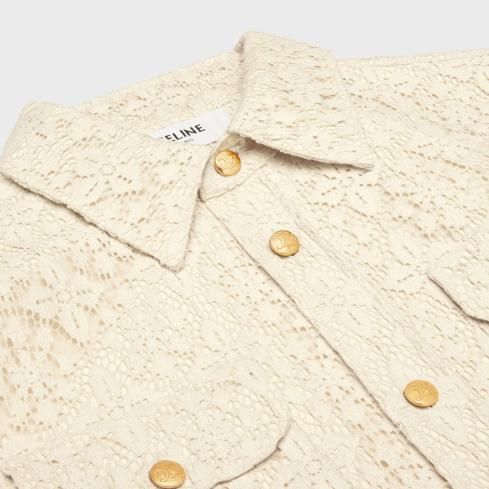 Clearance romy shirt in lace cotton Women Shirts And Tops
