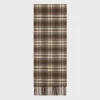 Clearance scarf in checked cashmere Hats And Soft Accessories