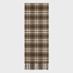 Clearance scarf in checked cashmere Hats And Soft Accessories