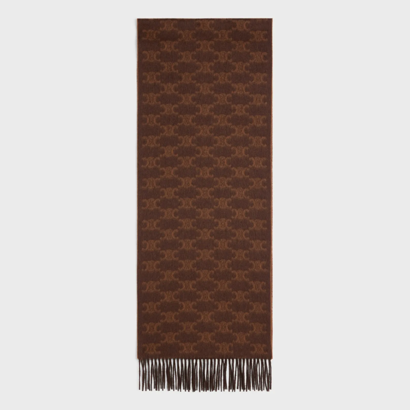 Online scarf in monogram cashmere Women Beanies And Scarves