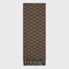 New scarf in monogram cashmere Women Beanies And Scarves