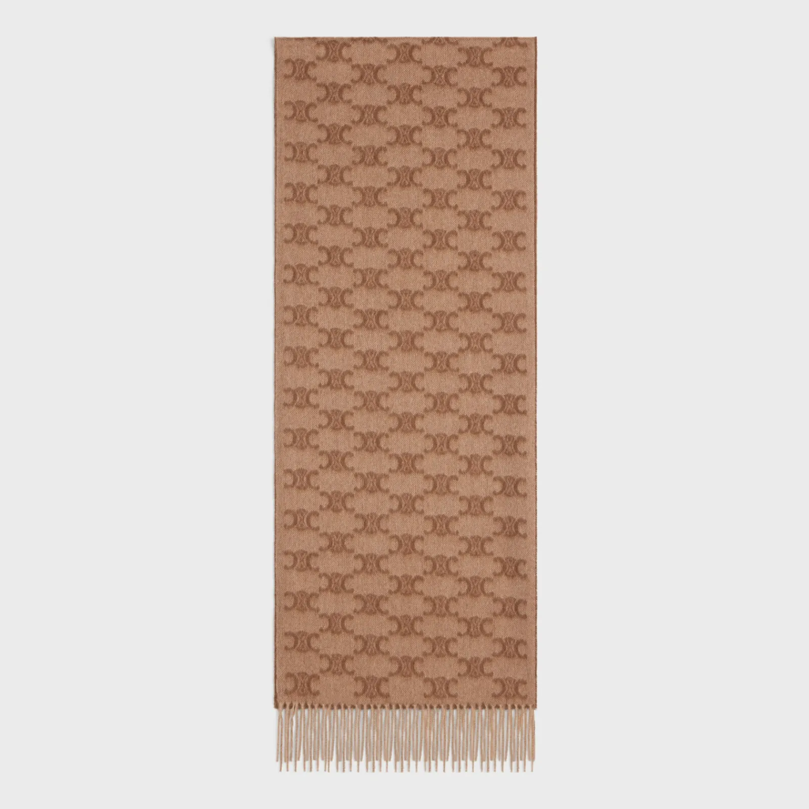 New SCARF IN MONOGRAM CASHMERE Women Beanies And Scarves