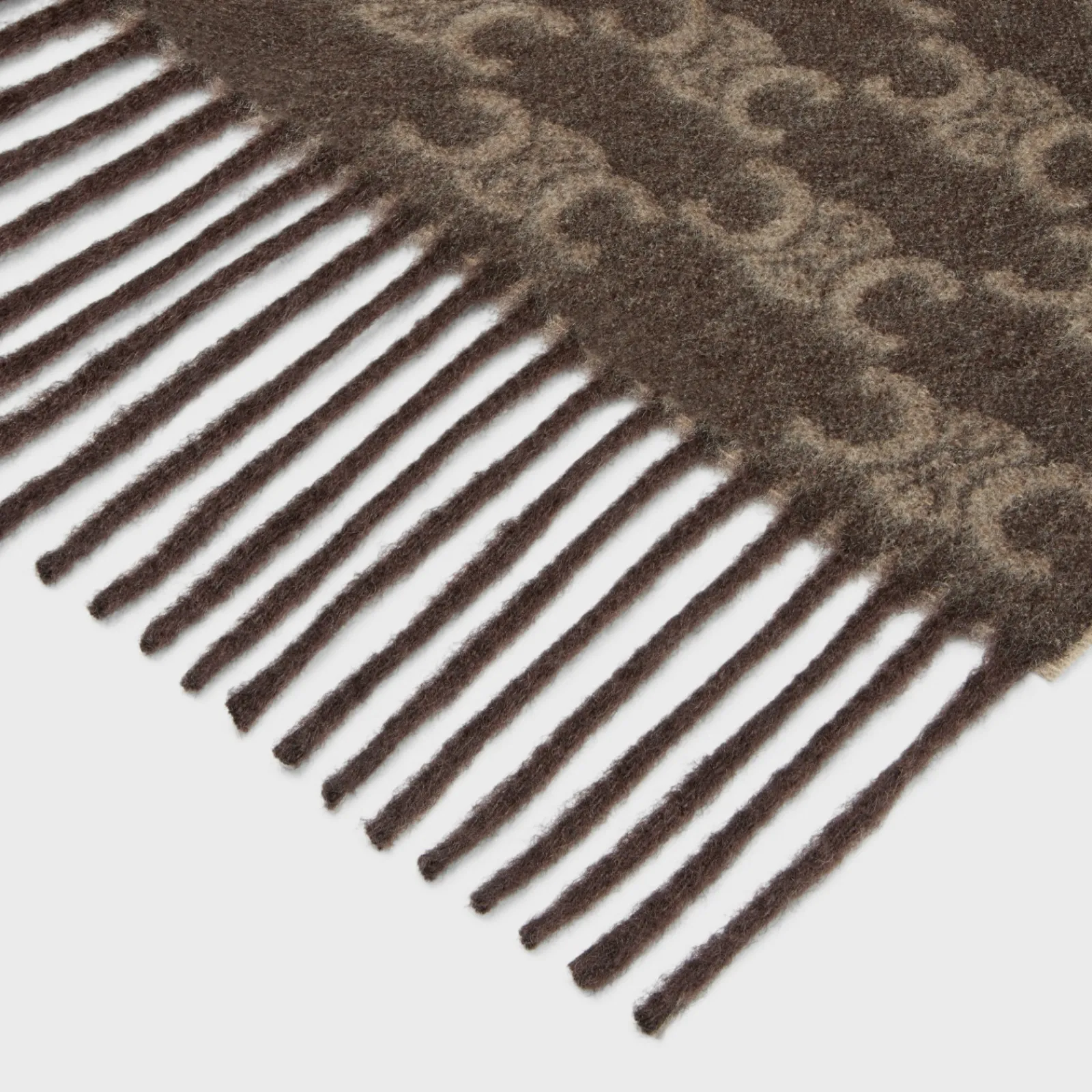 New scarf in monogram cashmere Women Beanies And Scarves