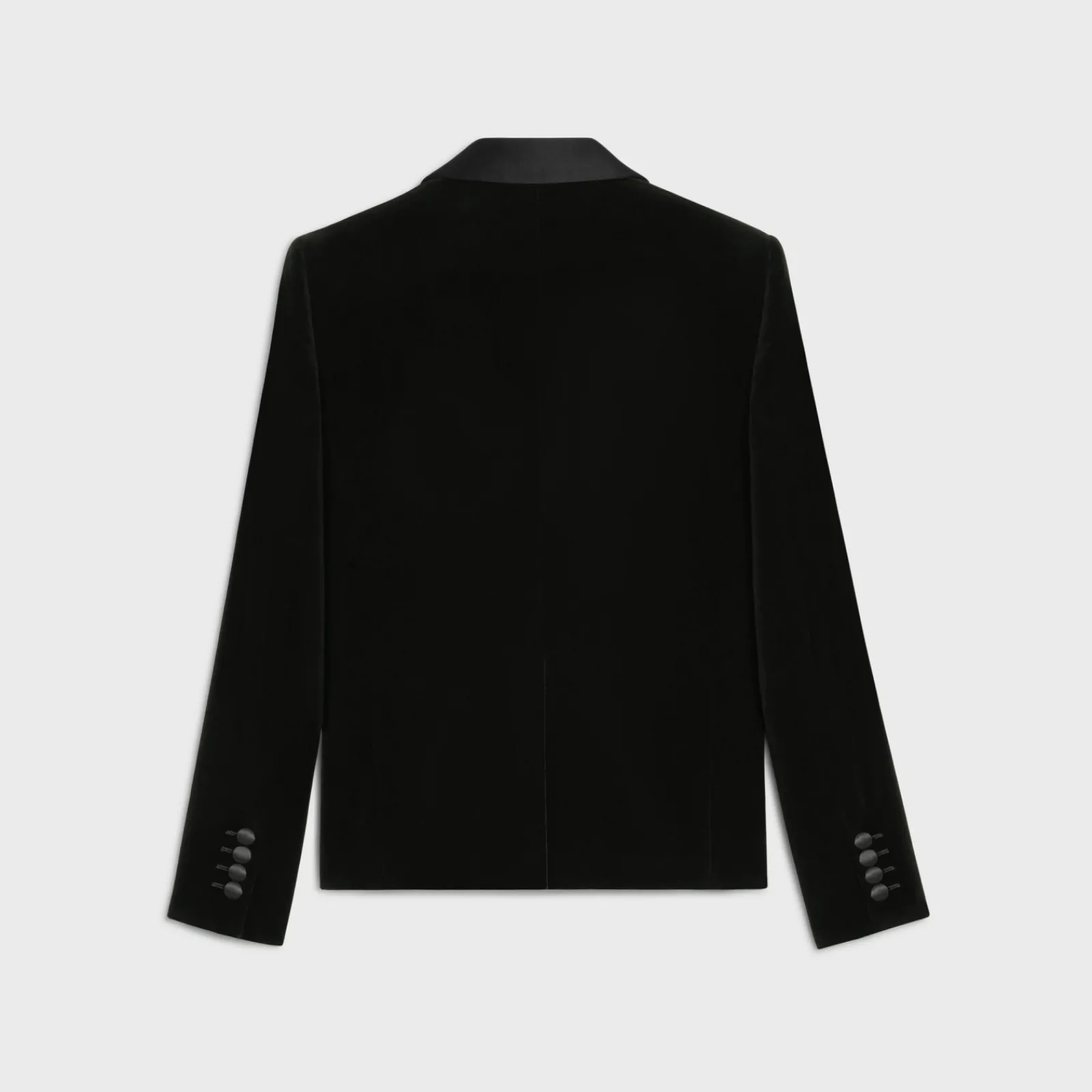 New short tux jacket in cotton velvet Women Jackets