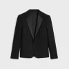 Online short tux jacket in wool and mohair Women Jackets