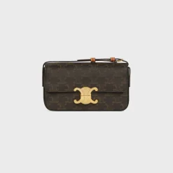 Discount SHOULDER BAG CLAUDE in Triomphe canvas and calfskin Women Triomphe Canvas | More Lines·Claude
