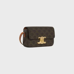 Discount SHOULDER BAG CLAUDE in Triomphe canvas and calfskin Women Triomphe Canvas | More Lines·Claude