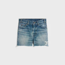 Outlet skate shorts in electric sky wash denim Women Pants And Shorts | Denim