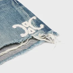 Outlet skate shorts in electric sky wash denim Women Pants And Shorts | Denim