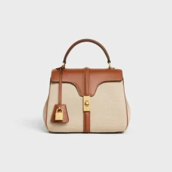Fashion Small 16 Bag in Textile and natural calfskin Women 16 | Categories·Cross-Body Bags