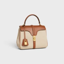 Fashion Small 16 Bag in Textile and natural calfskin Women 16 | Categories·Cross-Body Bags