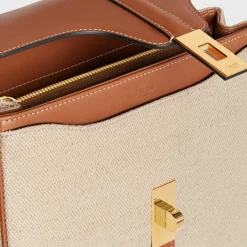 Fashion Small 16 Bag in Textile and natural calfskin Women 16 | Categories·Cross-Body Bags