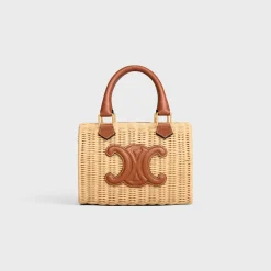 Best SMALL BOSTON cuir triomphe in WICKER AND CALFSKIN Women More Lines·Cuir Triomphe | Categories·Cross-Body Bags