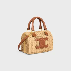 Best SMALL BOSTON cuir triomphe in WICKER AND CALFSKIN Women More Lines·Cuir Triomphe | Categories·Cross-Body Bags