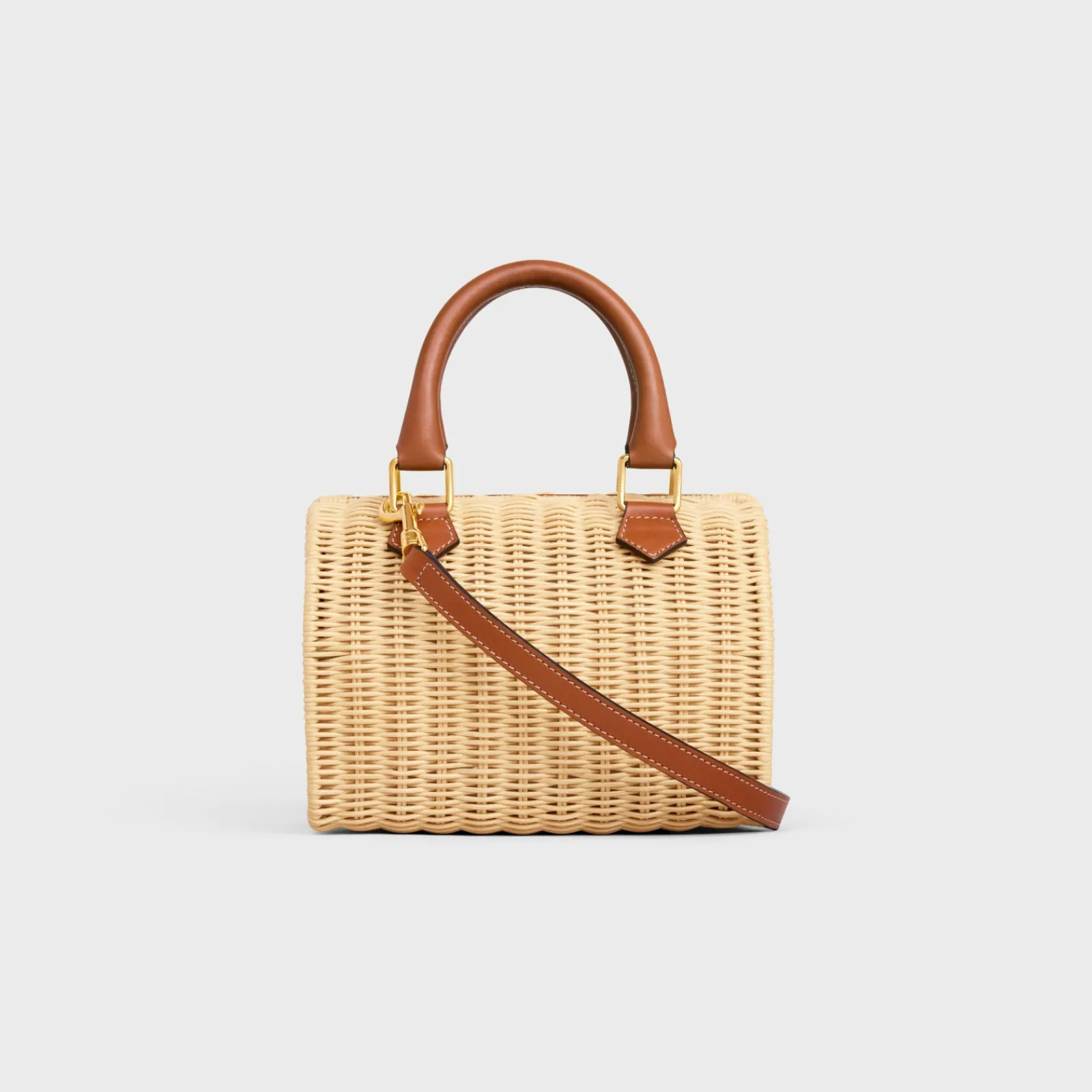 Best SMALL BOSTON cuir triomphe in WICKER AND CALFSKIN Women More Lines·Cuir Triomphe | Categories·Cross-Body Bags