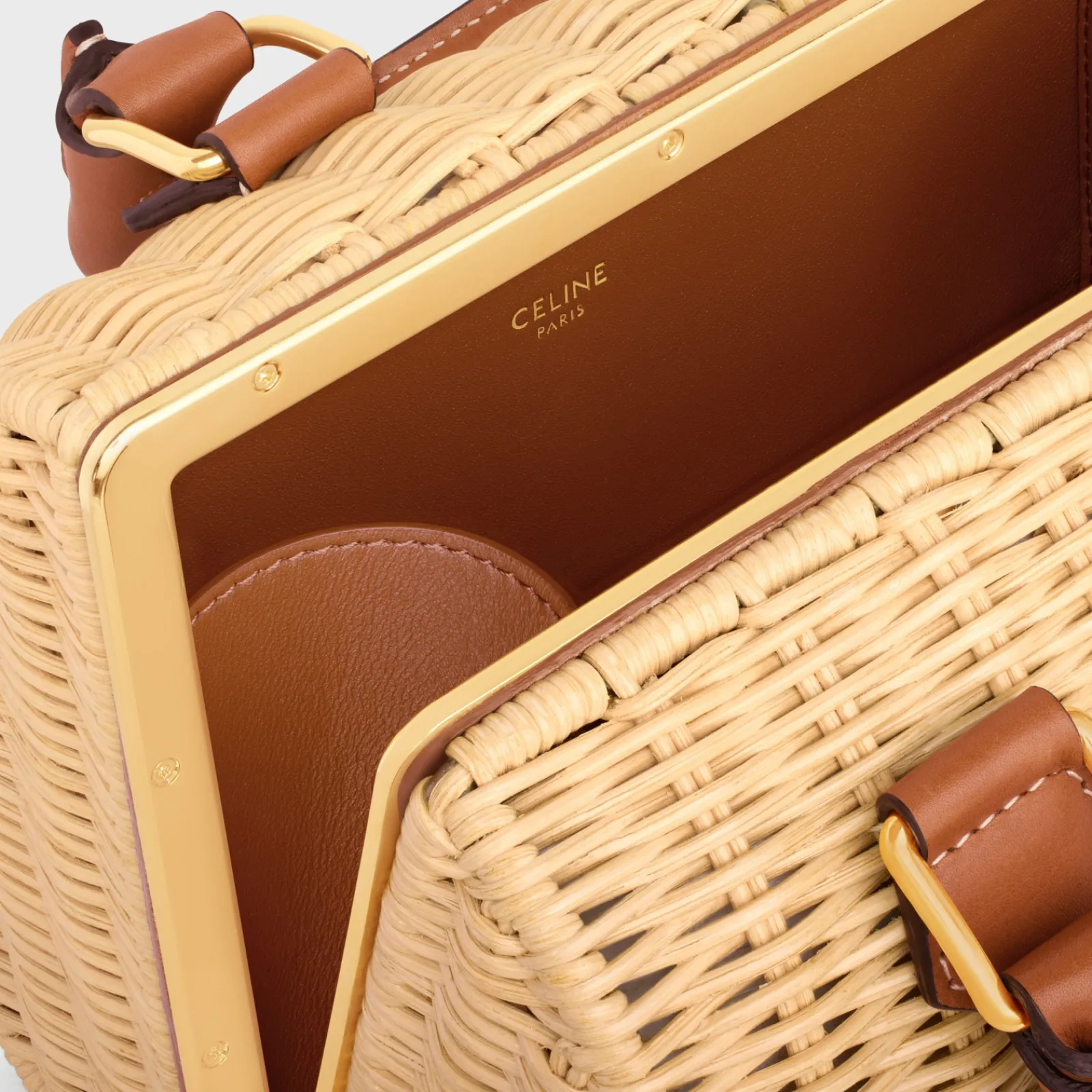 Best SMALL BOSTON cuir triomphe in WICKER AND CALFSKIN Women More Lines·Cuir Triomphe | Categories·Cross-Body Bags