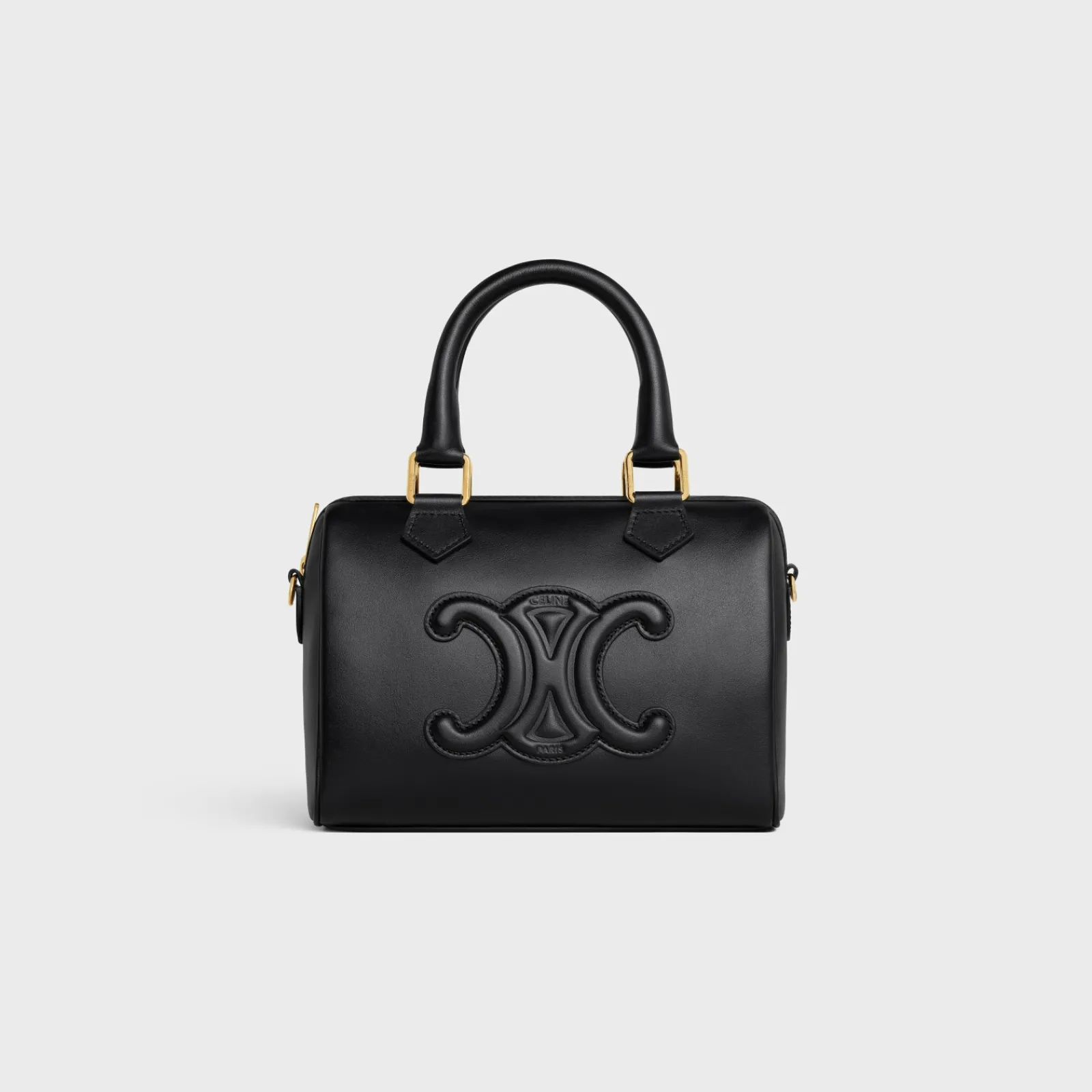 Online SMALL BOSTON in Smooth Calfskin Women More Lines·Cuir Triomphe | Categories·Cross-Body Bags