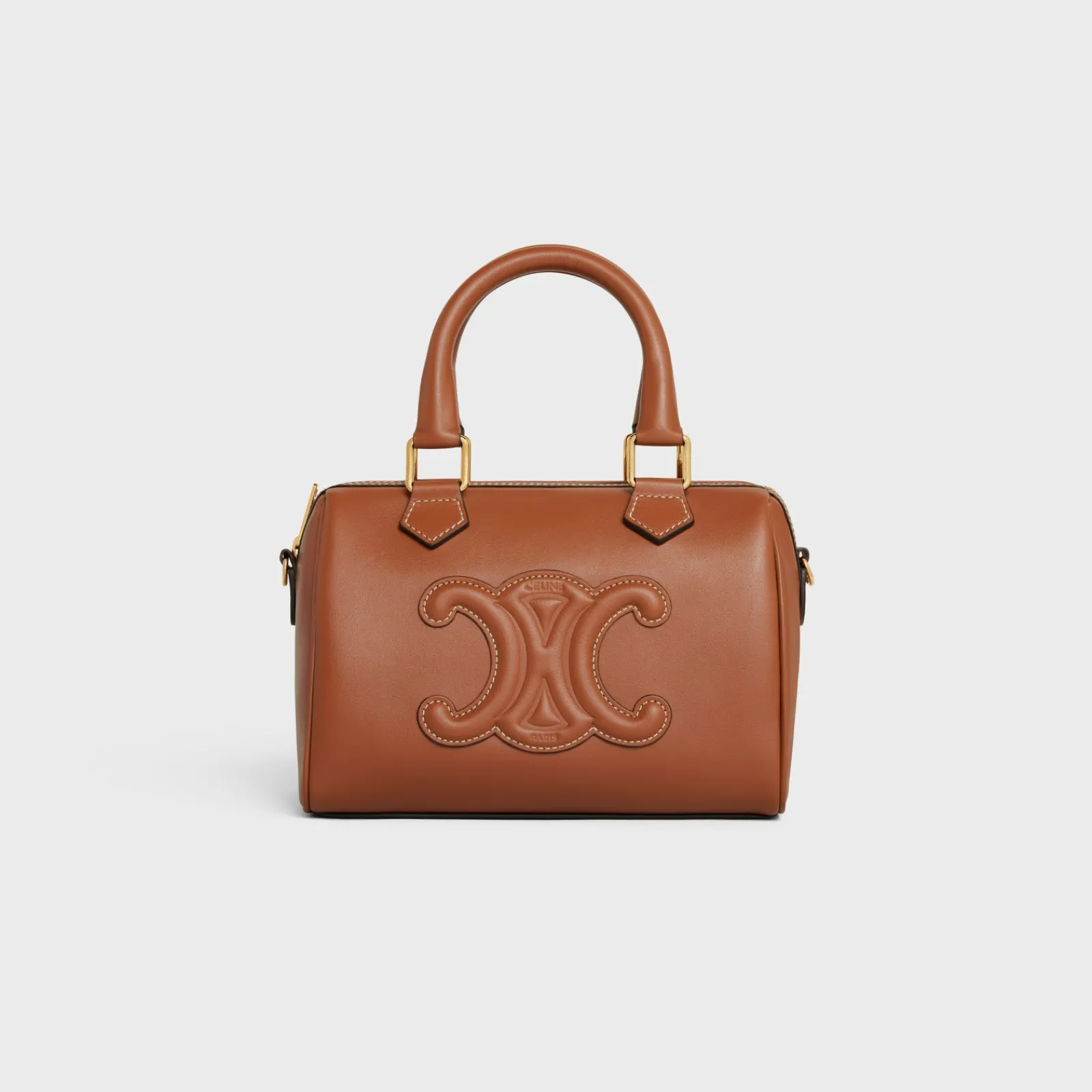 Hot SMALL BOSTON in Smooth Calfskin Women More Lines·Cuir Triomphe | Categories·Cross-Body Bags